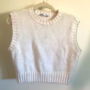 zara sweater vest